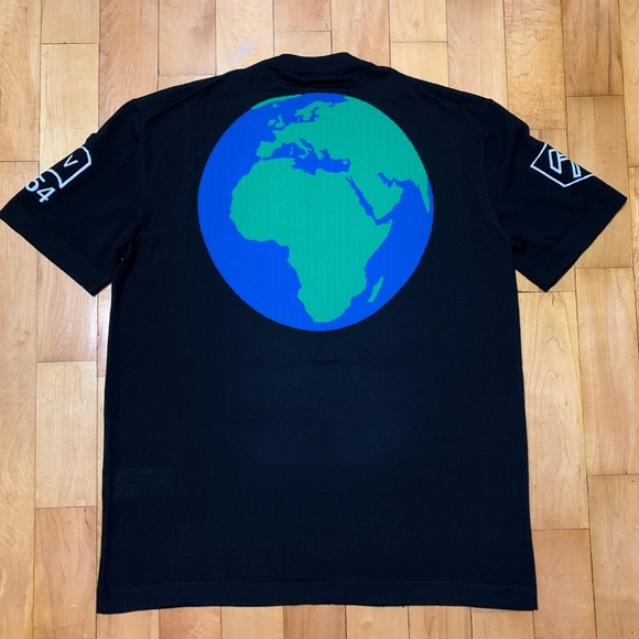 Louis Vuitton Barcode Earth Wool Tshirt 
